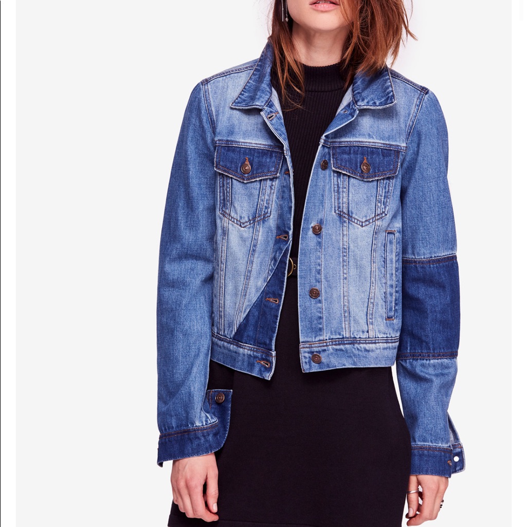 Free People “Rumors” Denim Jacket